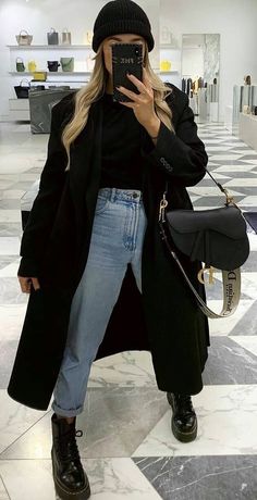 Looks Pinterest, Look Retro, Looks Black, Mode Inspo, Casual Winter Outfits, Outfit Casual