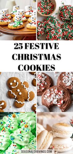 25 festive christmas cookies that are easy to make and delicious for the holiday season