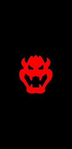 an image of a red demon on a black background