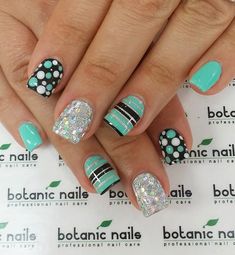 Botanic Nails, Green Nail Art, Nagel Tips, Super Nails, Spring Nail, Gel Nail Designs, Pedicures