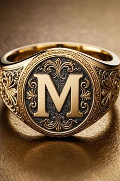 Male Ring Design For Men, Gold Rings Men, Ring Designs For Men, Latest Ring Designs, Mens Signet Ring, Graduation Rings, Gold Inspiration, New Gold Jewellery Designs