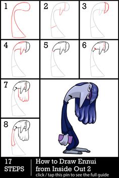 how to draw an anime character from inside out 2 step by step drawing instructions for kids