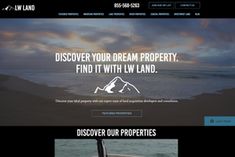 an image of a web page for a real estate