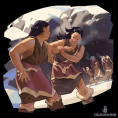 Stone Age Character Design, Humankind Art, Dynamic Illustration, Prehistoric Art, Fantasy City, Game Concept Art, Medieval History, Fantasy Concept Art, Anthropology