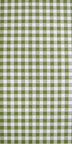 a green and white checkered fabric