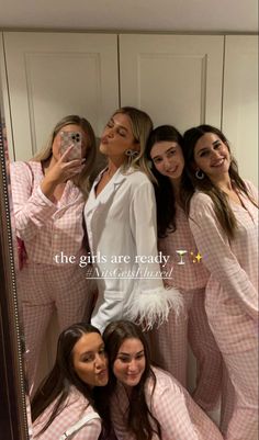 Pink Bachelorette Party, Pj Party, Bride Shower, Bachelorette Party Bride, Bachelorette Trip, Pajama Party, Instagram Photo Inspiration