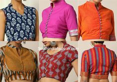 Print Blouse Design, Cotton Blouse Pattern, Kalamkari Blouse Designs, Neck Patterns, Kalamkari Blouse, Blouse Designs High Neck, Cotton Saree Blouse Designs, Cotton Blouse Design, Blouse Designs Catalogue