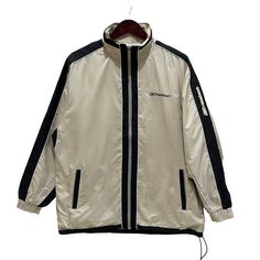 PLEASE ASK ANY QUESTION BEFORE BUYING  THIS IS USED CLOTHING PLEASE DON'T EXPECTED IT TO BE LIKE NEW OR IN PRISTINE  CONDITIONS!!  Vintage 90s Reebok Sportswear Zipper Windbreaker Jacket Tag reebok Material polyester  Size on tag L Measures About (Approximately)  -Armpit to Ampit : 24.5 inch  -Length (back collar down) : 29 inch -Shoulders : 20 inch  -Sleeve Length : 23 inch Condition : used good condition  9/10 **No Tears, No Stains And No Holes** PLEASE READ THE DESCRIPTION AND POLICY BEFORE B Reebok Sportswear, Reebok Windbreaker, Vintage Reebok, Used Clothing, Dhl Express, Windbreaker Jacket, Vintage 90s, Gender Neutral, Bathing Beauties