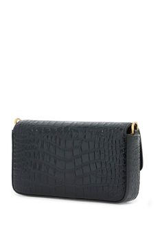 Upper, 100% calf leather Lining, 100% sheep leather Printed Leather Bag, Valentino Garavani Bag, Crocodile Print, Black Leather Crossbody Bag, Sheep Leather, Leather Bag Women, Printed Leather, Leather Mini, Embossed Leather