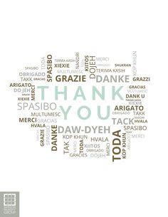 the words thank you in different languages