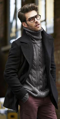 Burning Man Style, Jon Kortajarena, Burning Man Fashion, Mens Fashion Casual Winter, Stylish Winter Outfits, Mens Formal Wear, Winter Outfits Men, Wearing Glasses, Winter Outfits For Work