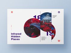 the front and back cover of an interactive hidden places brochure