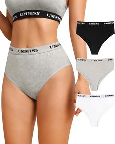 PRICES MAY VARY. PREMIUM COTTON MATERIAL--95% Cotton, 5% Spandex. Womens cotton underwear refuses to be stuffy, orangic cotton let the skin breathe freely, so you can embrace all-day comfort. Our panty is smooth, soft stretchy and skin-friendly, which fits well and won't squeeze the skin. HIGH WAISTED UNDERWEAR--Hipster underwear features a wide waistband with brand logo that stays in place and no muffins. Flat needle stitching is not irritating, and repeated pulling is not easy to deform. High Cheap Stretch T-back Intimates, Cheap Stretch Intimates In Multi-pack, Cheap V-neck Intimates With Removable Bra Pads, Affordable V-neck Intimates With Removable Bra Pads, Low Waist Pants, Cheap High-cut Leg Intimates With Elastic Waistband, Wide Waistband, Outdoor Woman, Sporty Style