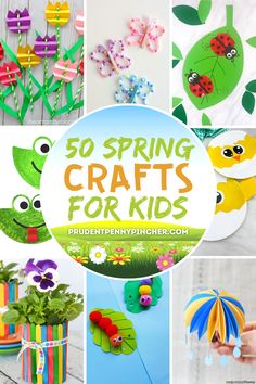 50 spring crafts for kids to make