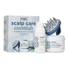 Scalp Revival Scalp Care Essentials Gift Set - SCALP CARE ESSENTIALSBenefitsBriogeo's gentle micro-exfoliating scalp scrub shampoo detoxifies and cleanses to help diminish scalp and hair buildup, flakes, and follicle congestion.Briogeo's hand-held scalp massager helps increase circulation to support a healthy scalp.Briogeo's non-aerosol, weightless dry shampoo blends easily and absorbs excess oil, extending the time between washes.Key IngredientsBinchotan charcoal - Helps detoxify hair and scalp Briogeo Scalp Revival, Exfoliating Scalp, Hair Buildup, Scalp Mask, Increase Circulation, Flaky Scalp, Scalp Massager, Hair Concerns, Scalp Scrub