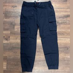 Clean, Never Worn, Brand New, Men’s Cargo Pants. Has No Defects, No Rips, Tears, Or Marks. Urban Blue Pants With Pockets, Urban Blue Bottoms With Cargo Pockets, Casual Navy Straight Leg Cargo Pants, Blue Tapered Leg Cargo Pants, Blue Tapered Leg Cargo Pants With Pockets, Urban Style Blue Long Pants, Navy Casual Cargo Pants With Pockets, Casual Navy Cargo Pants With Pockets, Navy Casual Cargo Pants