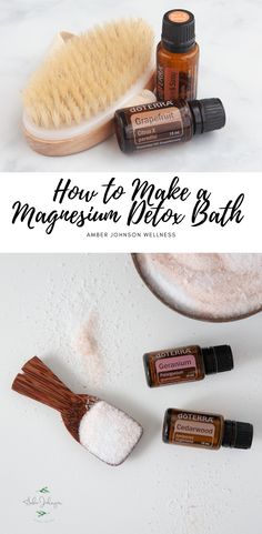 There are so many benefits to getting into a warm tub and letting your body soak.  You can add several ingredients in the tub that promote wholistic wellness for your mind and body.  My journey with wellness started with my son and a severe magnesium deficiency.  We use these magnesium detox baths in our home weekly. Magnesium Bath Salts, Diy Bath Soak, Detox Bath Recipe, Detox Baths, Bath Soak Recipe, Bath Benefits, Diy Detox, Magnesium Bath, Bath Salts Recipe