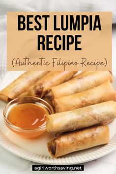 the best lumpa recipe with dipping sauce on top