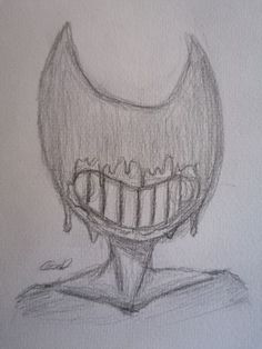 a drawing of a toothbrush with teeth on it's head and mouth open