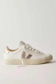 Veja Campo Sneakers | Free People Veja Gym Shoes, Preppy Shoes Veja, Stockholm Style Shoes, Gold Sneakers Outfit, Veja Sneakers Outfit, Tenis Veja, Shu Shop Sneakers, European Sneakers, Veja Campo Sneakers