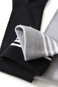 Plushell Elegance Knee High Bamboo Viscose Socks, where fashion meets functionality and your legs take center stage. These versatile and stylish socks are designed to add a touch of elegance and flair to any outfit. Crafted from premium bamboo viscose fibers, these knee-high socks offer a luxurious and eco-conscious option for those seeking both fashion and comfort. Color: Black with white stripes Length: Knee-High Thickness Scale: Airy Composition: 65.8% bamboo viscose +31.6% polyester+2.6% ela Stylish Socks, Bamboo Socks, Black Socks, Comfort Color, Knee High Socks, Center Stage, Eco Conscious, High Socks, Knee High