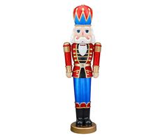 a nutcracker figure is shown on a white background