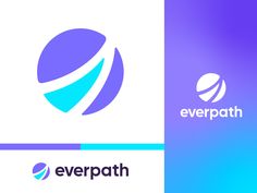 the everpath logo is shown next to an image of a blue and purple background