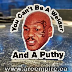 a sticker that says you can't be a water and a putty