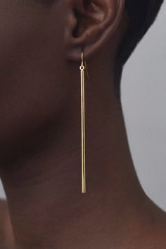 MODERN MINIMALISM WHAT IT IS: Bar drop earrings in brass WHY IT'S SPECIAL:   The Bar Collection is inspired by the balance between boldness and subtlety  If you're searching for balance--these bars represent a constant reminder IMPORTANT TO KNOW: Brass  Size: 3" long Also available in 2" Available in silver upon reques Minimal Jewellery, Minimalist Designs, Modern Minimalism, Minimal Jewelry, The Balance, Bar Earrings, Simple Earrings, The Bar, Lorraine