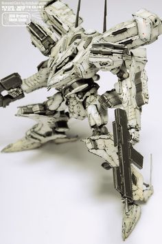 a white and black model of a sci - fi type vehicle