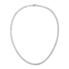 PRICES MAY VARY. 18K White Gold Plated Tennis Necklace: made of 4 prong setting AAA 3mm cubic zirconia Classic CZ Tennis Necklace: Cubic zirconia is a beautiful synthetic gemstone that is durable and brilliant Size: Cubic zirconia:4-6mm, Necklace length- 18 inches, box clasp lock Hypoallergenic Necklace for Women & Men: These necklaces are hypoallergenic lead-free, nickel-free, suitable for most skin types Excellent Quality and Service: 90-days guaranted and manufacturer's price. Elevate your je Hypoallergenic Necklace, Tennis Chain, Box Clasp, Tennis Necklace, Broken Chain, Chain Choker, Necklace Length, Bezel Setting, Prong Setting