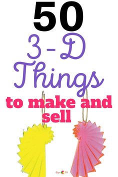 50 things to make and sell with the title overlaying it's image