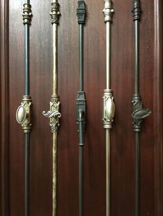 there are many different types of canes on display