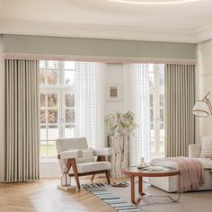 the living room is clean and ready for guests to use it as a focal point