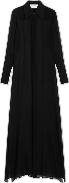 Black Silk A-line Maxi Dress, Luxury Black Silk Kaftan, Black Sheer Silk Maxi Dress, Black Silk Long Sleeve Kaftan, Black Silk Bias-cut Dress, Wedding Guest Looks, Versace Outfit, Yoko London, Silk Maxi Dress