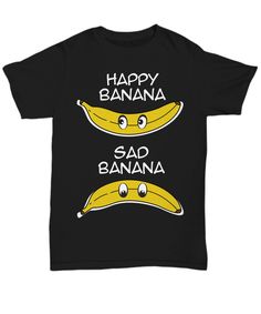 This "Happy Banana Sad Banana" design is the perfect way to express your fruity feelings. Know someone this fits? You've found the perfect gift for them! Easy Blondies, Smoothie Dessert, Ice Tree, Banana Design, Dessert Healthy, Muffins Recipes, Banana Bread Muffins, Pudding Cookies, Frozen Ice