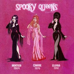 the spooky queens in their costumes