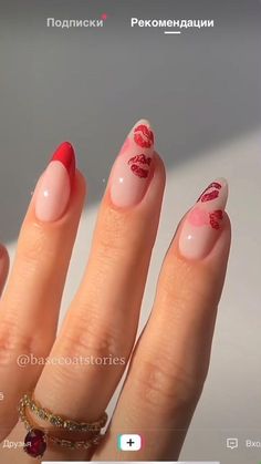 #GoldVelvet #EmeraldBows #GlazedFrench #Candy Cane Tips #Chrome Bow #Glittery Gift #Ruby Tips Hard Nail Designs, Short Nails Red, Red Nails Ideas, Nails Ideas Short, Elegant Christmas Nail Designs, Summer Nails Designs