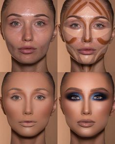 COMECE HOJE MESMO APRENDENDO COM O MELHOR CURSO DE MAQUIAGEM ONLINE.FAÇA MAQUIAGENS PROFISSIONAIS EM VOCÊ OU EMPREENDENDO NO RAMO DA BELEZA. APROVEITE! #cursodemaquiagemonline Best Contouring Products, Contour Tutorial, Makeup Spray, Smink Inspiration, Beauty Make-up, Pinterest Makeup, Makeup Tutorial For Beginners, Contour Makeup, Highlighter Makeup