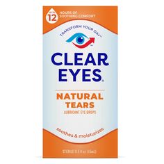 PRICES MAY VARY. For mild dry eyes Contains six ingredients found in natural tears, for daily moisturizing comfort For the temporary relief of burning and irritation due to dryness of the eye For use as a protectant against further irritation or to relieve dryness of the eye Cocoa Drink, Tears In Eyes, Irritated Eye, Dry Eyes Relief, Sick Remedies, Clear Eyes, Natural Healing Remedies, Healing Remedies, Eye Drops