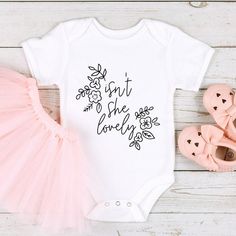 Isn't She Lovely Svg Doodle Flower Svg Wildflower Svg | Etsy Girl Onsies, Wildflower Svg, Newborn Svg, Custom Baby Onesies, Baby Blessing, Diy Bebe