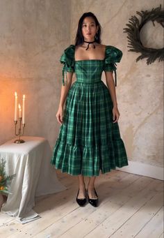 Tartan Fashion, Looking Dapper, Modest Fashion Outfits, Ethnic Fashion, Playing Dress Up, Fall Dresses, Dress Pattern, Cute Fashion