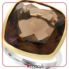 in stock Smoky Quartz Ring, Cushion Cut Ring, 18k Gold Jewelry, Quartz Ring, Smoky Quartz, Custom Rings, Stone Jewelry, Beautiful Rings, Sterling Silver Rings