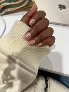 Old Money Nails, Money Nails, Milky Nails, Square Nail Designs, Nude Nail Designs, Nagel Tips, Work Nails, Classy And Elegant