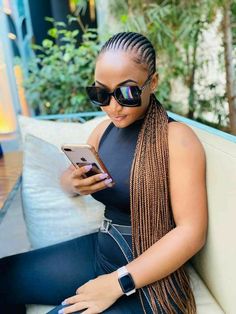 Carrots Hairstyle, Pushback Cornrows Braids, Straight Conrows Lines For Black Women, Two Rows Of Cornrows, Cornraw Hairstyles For Black Women, Pushback Hairstyle Black Women, Straightback Cornrows Braids Long, African Braids Hairstyles Cornrows Ghana, Row Back Braids