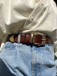 Cheap Casual Belts For Fall, Cheap Chic Belts For Fall, Cheap Casual Brown Belt, Cheap Casual Belts, Belt On Waist Outfit, Chic Cheap Brown Belt, Trendy Cheap Bottoms With Belt, Leather Belt Aesthetic, Belt For Women Jeans