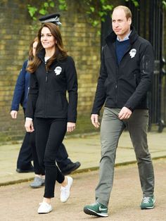 prince william and kate are walking down the street