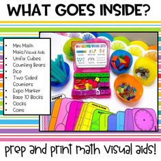 Individual Math Tool Kits by Sweet Firstie Fun | TPT First Grade Math Manipulatives, 1st Grade Math Tool Kits, Math Tool Kits 3rd Grade, Math Tool Kit Kindergarten, Math Tool Kit, Kindergarten Math Tool Kit Student, Numbers Activities, Math Mats, Clear Bins