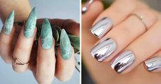 15 Hermosos diseños de uñas inspirados en tu perrito Minimalist Nails, Purple Butterfly, Look Vintage, Romantic Style, Hair Makeup