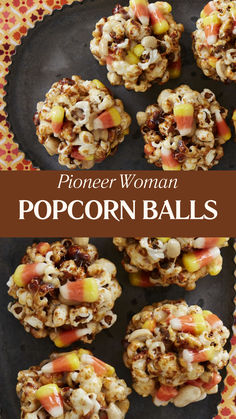 Pioneer Woman Popcorn Balls Popcorn With Candy Corn, Candy Coated Popcorn Recipe, Candy Corn Popcorn, Coated Popcorn, Peanut Popcorn, Popcorn Cake, Gluten Free Candy